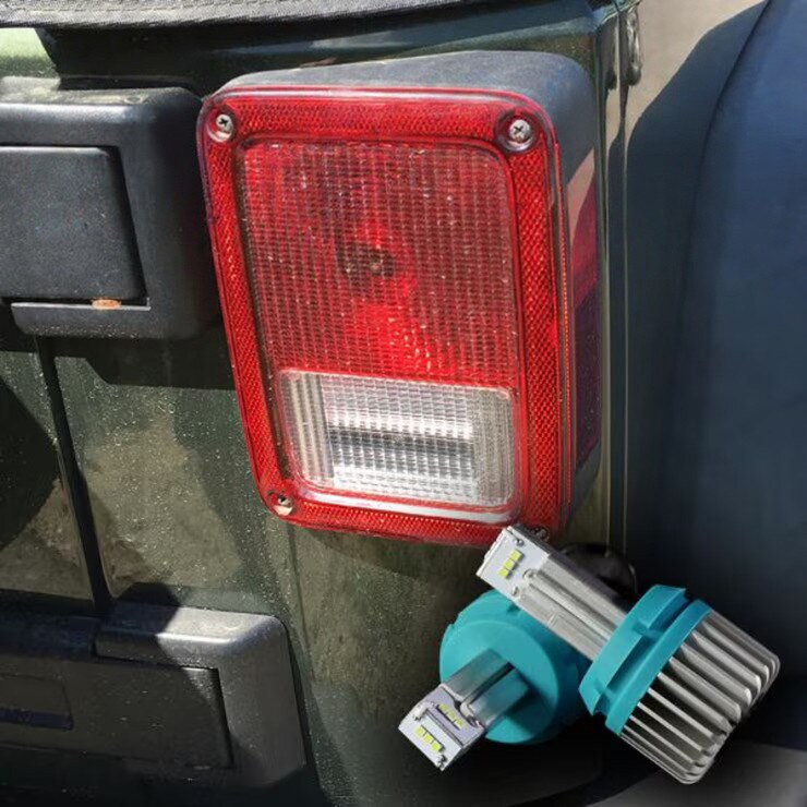 Jeep Wrangler (JK)0718 1200 Lumens LED Reverse Light Bulbs HR